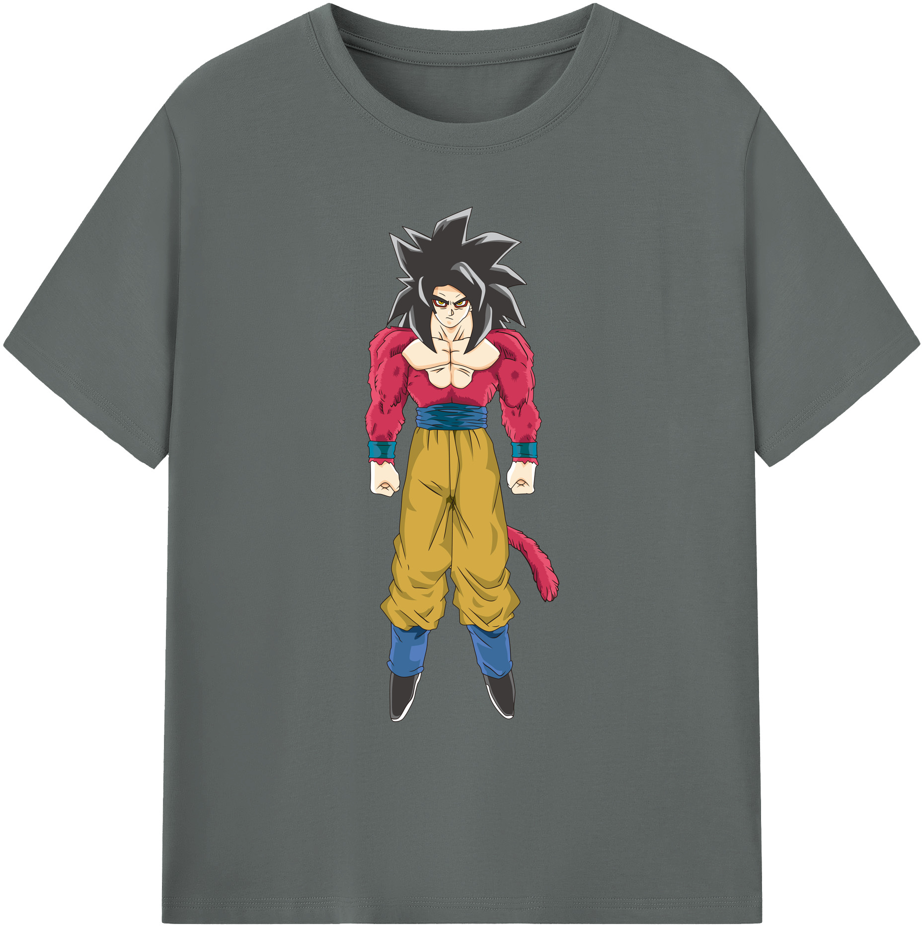 （画像用） ドラゴンボール 孫悟空（そん ごくう）Son Goku カカロット DRAGON BALL Kakarotto 綿100％ メンズ半袖Tシャツ｜肌触りやわらか＆通気性